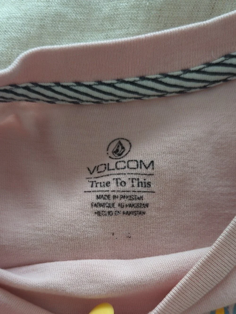 Volcom Pink Kids' Graphic Tee with Wave & Sun